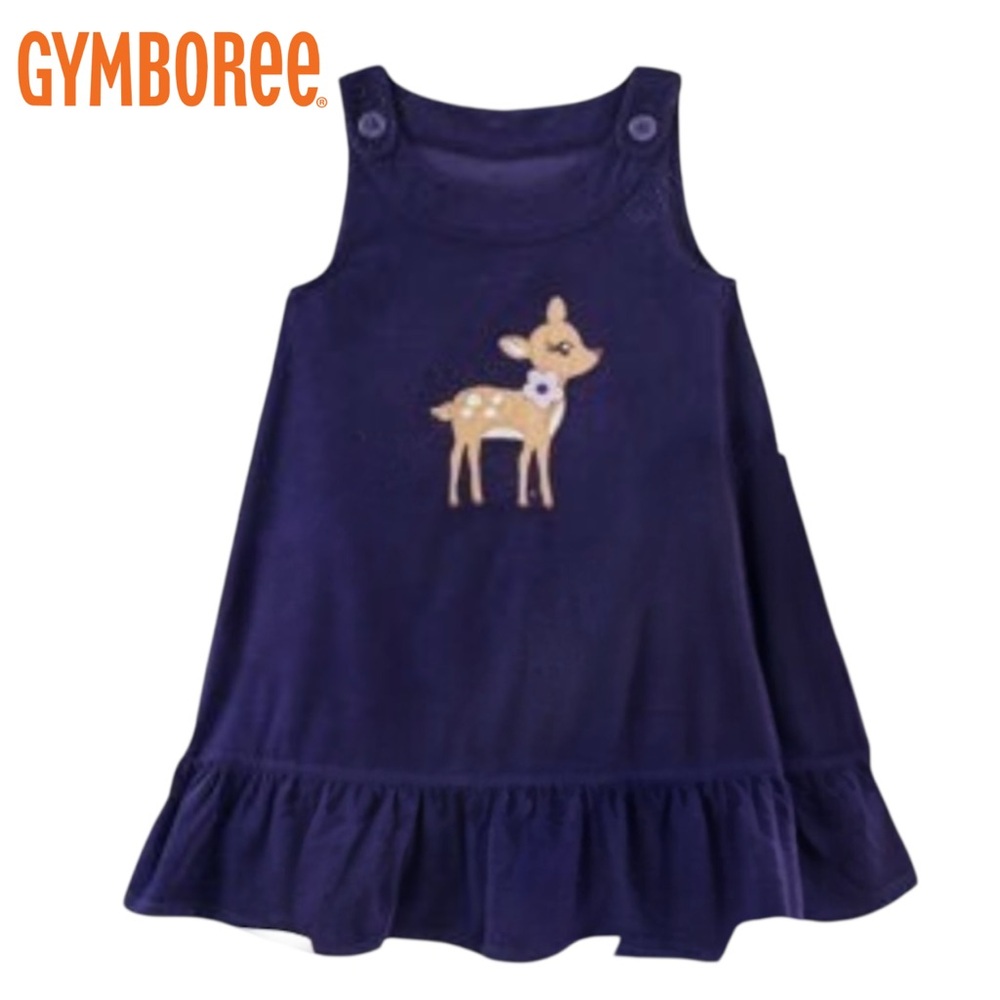 Gymboree Corduroy Reindeer Dress